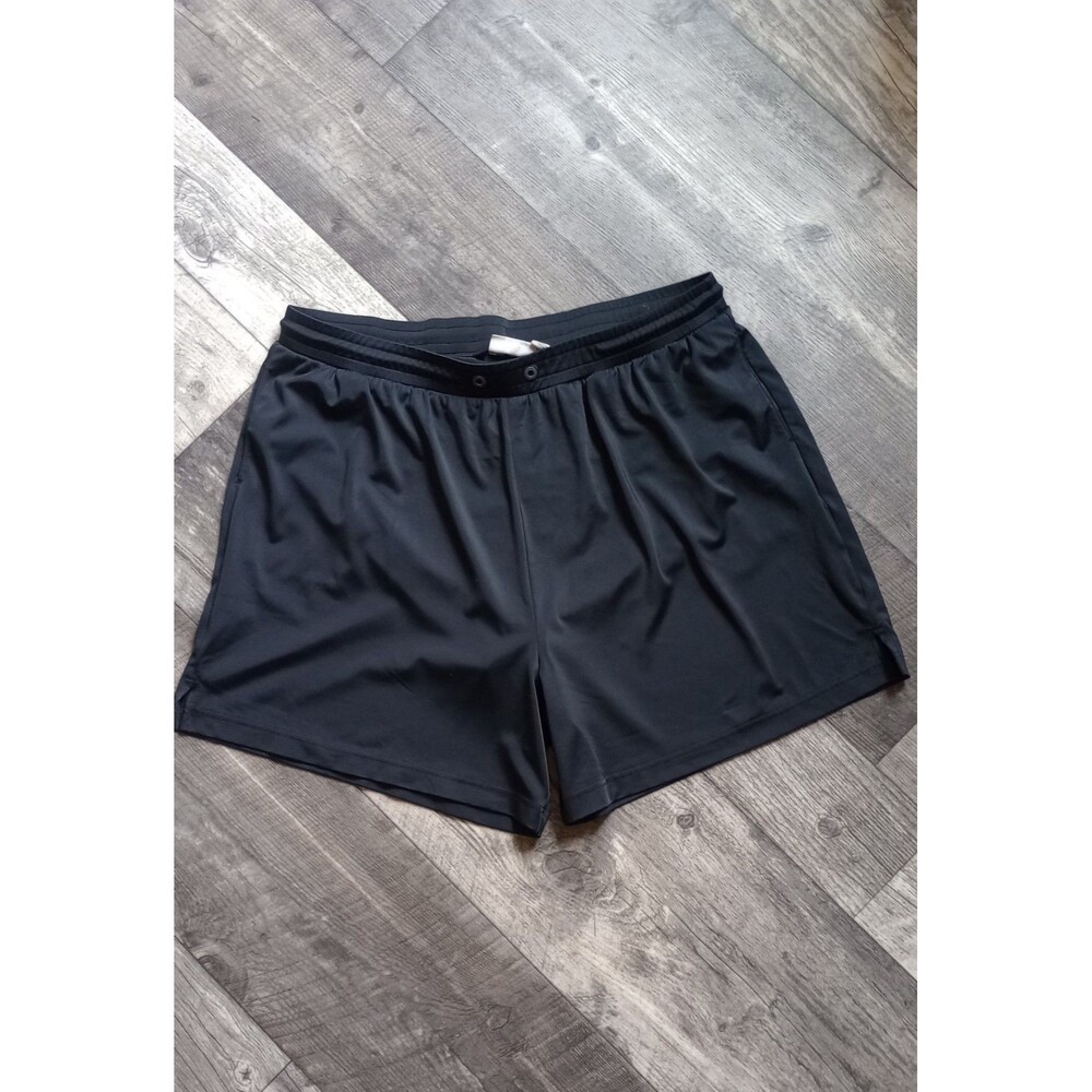 L.L. Bean Mens XL Black Swim Trunks With Pockets  Mesh Lined